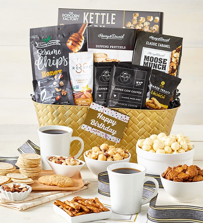 Majestic Grandeur Gourmet Birthday Basket