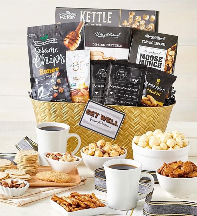 Get Well Soon! Healing Thoughts Basket
