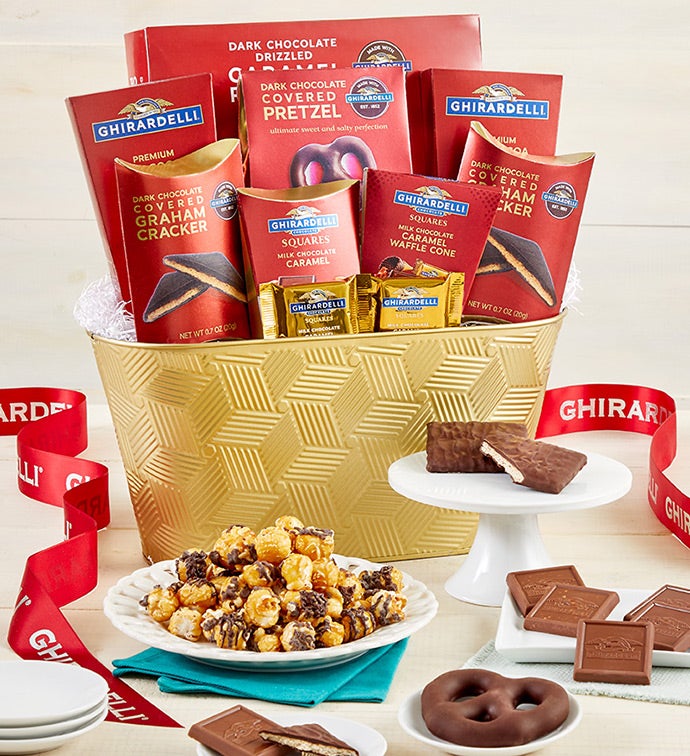 Classic Ghirardelli Gift Basket
