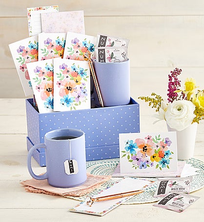 Springtime Blooms Stationery Gift