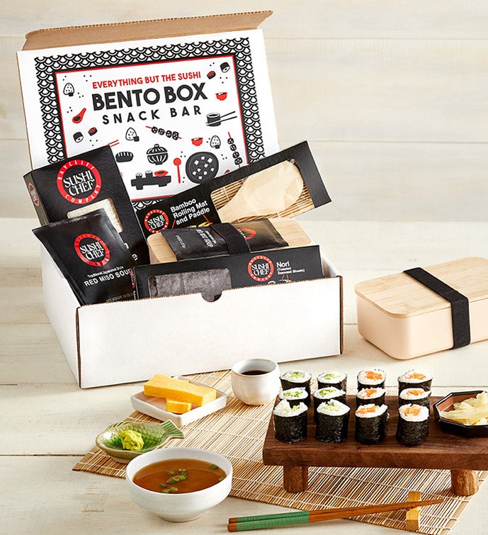 Everything but the Sushi Gift Set With Bento Box