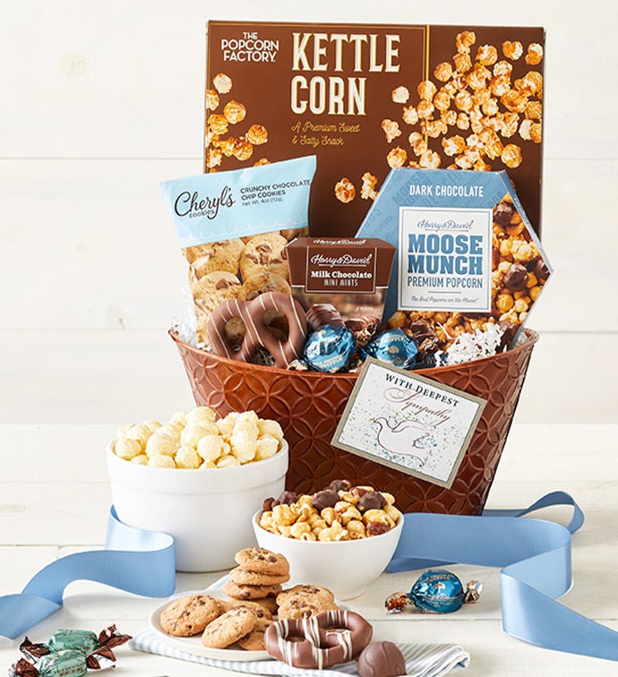 Premier Favorites Sweets &amp; Treats In Sympathy Basket