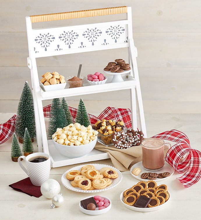 Holiday Entertainer Two-Tier Server Tray