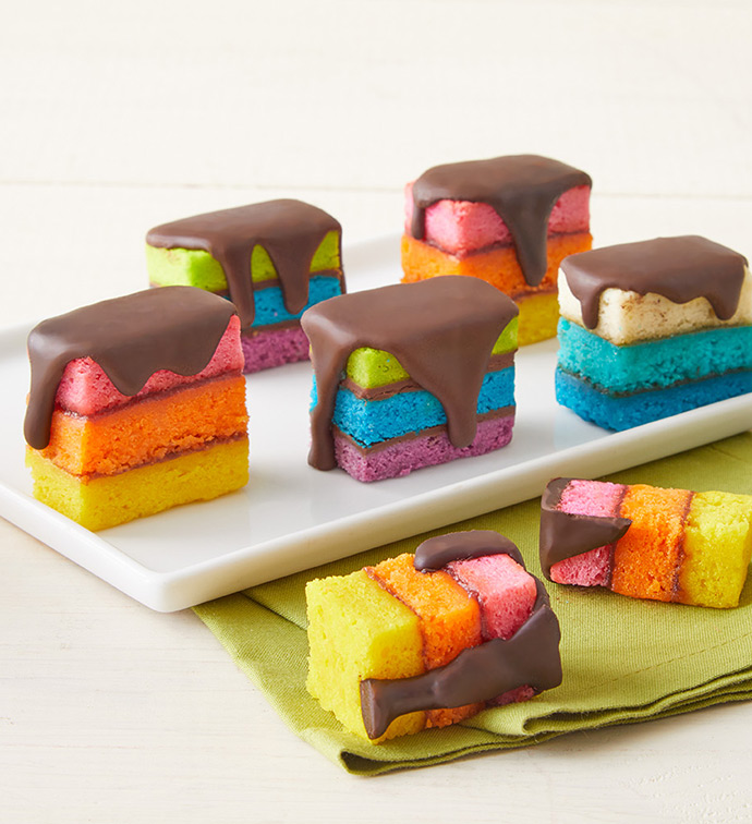 Zola Bakes Assorted Rainbow Cookies