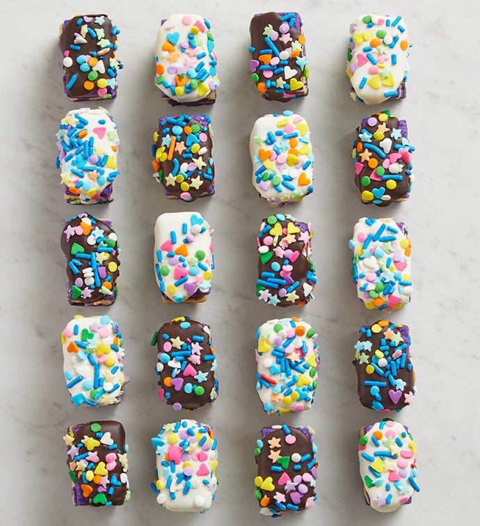 Zola Bakes GF Rainbow Sprinkle Cookies