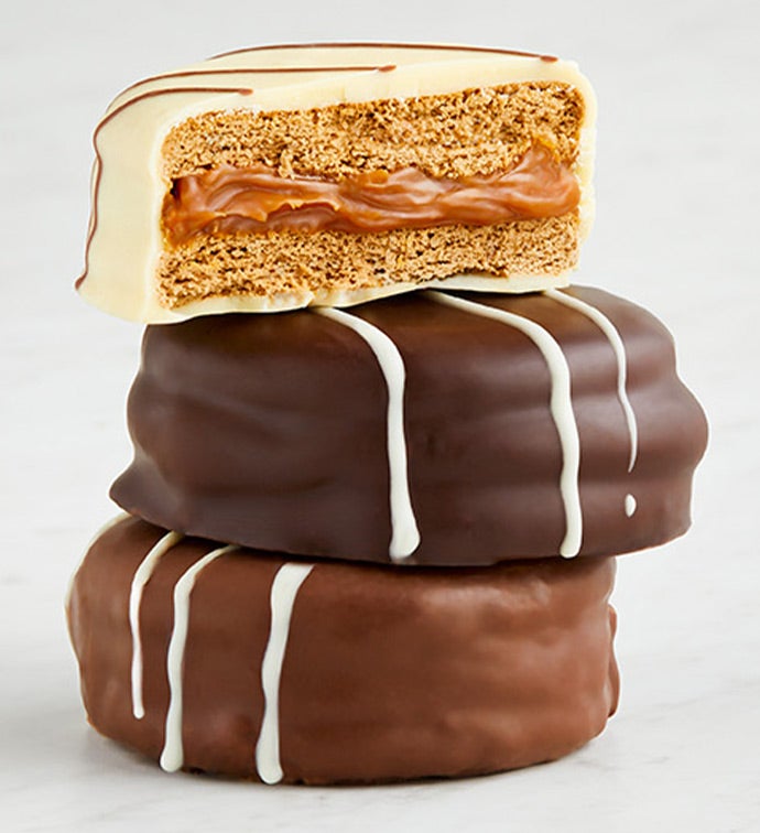 Chocolate Covered Alfajore Cookies