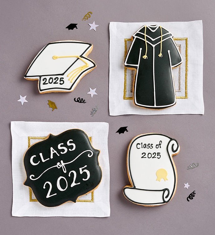 Graduation Artisan Iced Cookies