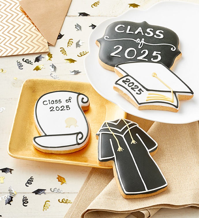 Graduation Artisan Iced Cookies