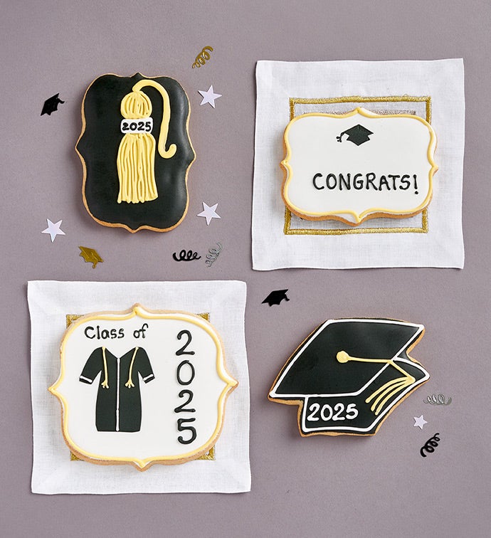 Graduation Artisan Iced Cookies