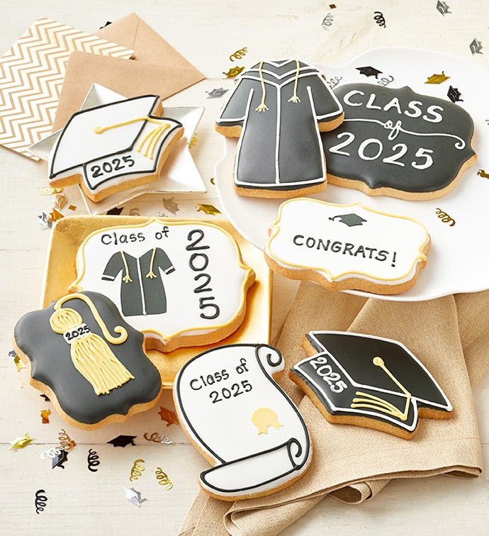 Graduation Artisan Iced Cookies