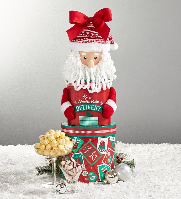 Santa's Sweet Delivery Gift Tower