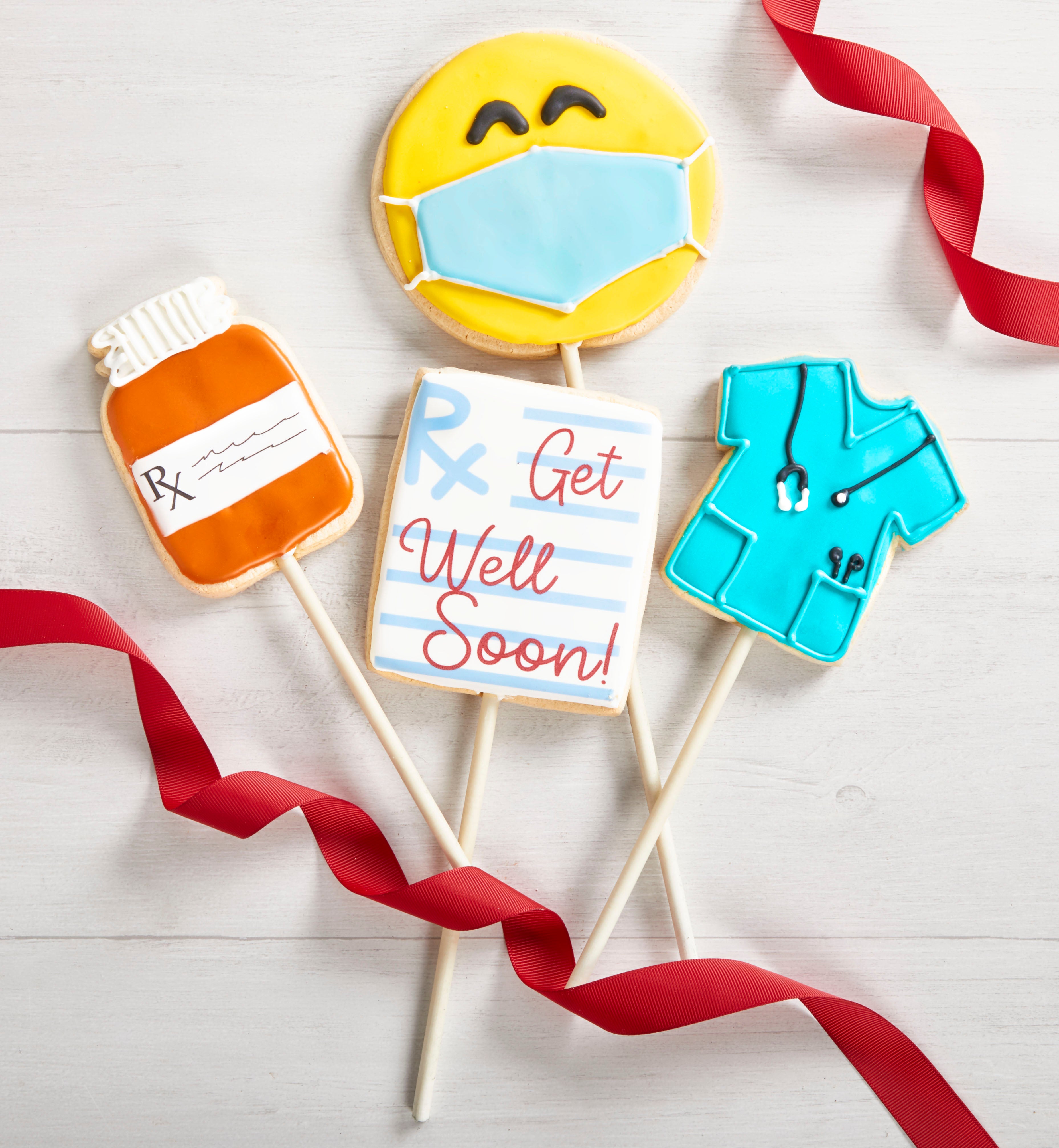 Get Well 8pc Cookie Arrangement