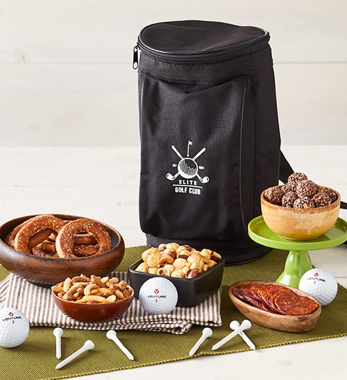 Tee Time Golf Cooler Bag with Snacks