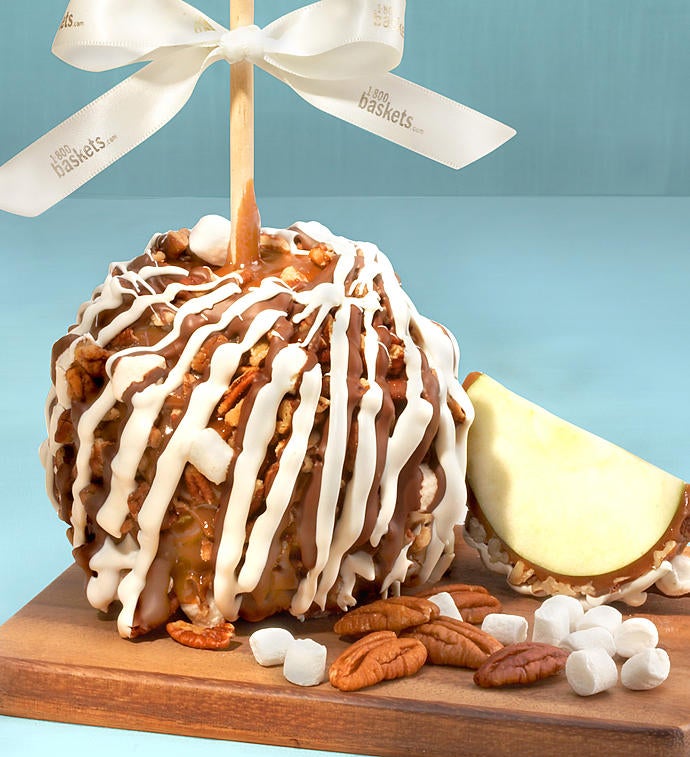 Gourmet Rocky Road Caramel Apple