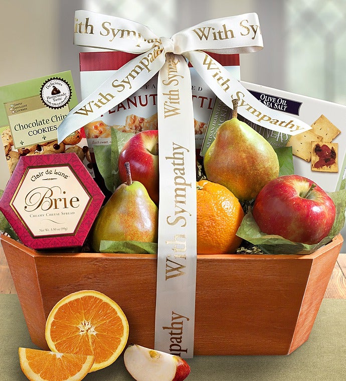 In Loving Memory Fresh Fruit Sympathy Basket