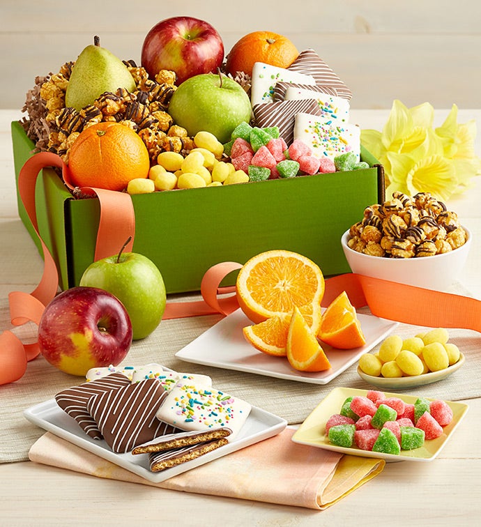 Sweet Spring Fruit & Treats Box