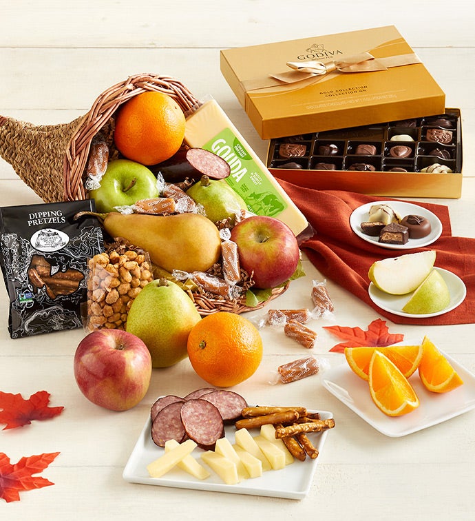 Cornucopia of Fruit Gift Basket