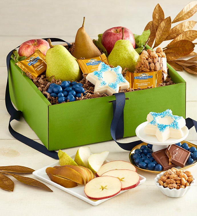 Hanukkah Fruit and Sweets Box