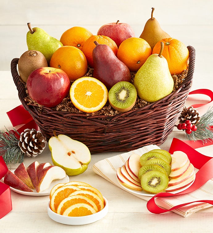 Premier Holiday Orchard Fruit Gift Basket